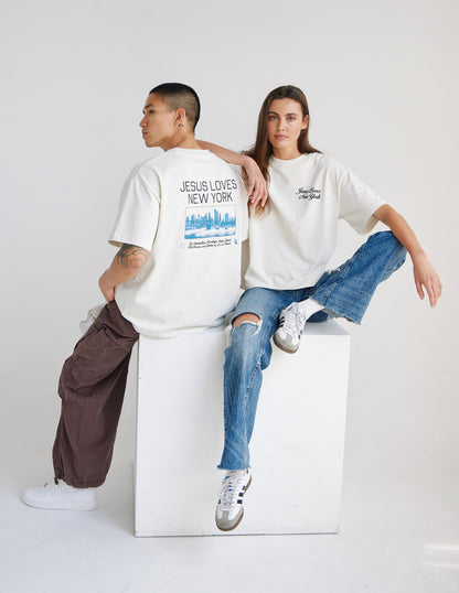 Jesus Loves New York Heavyweight Tee